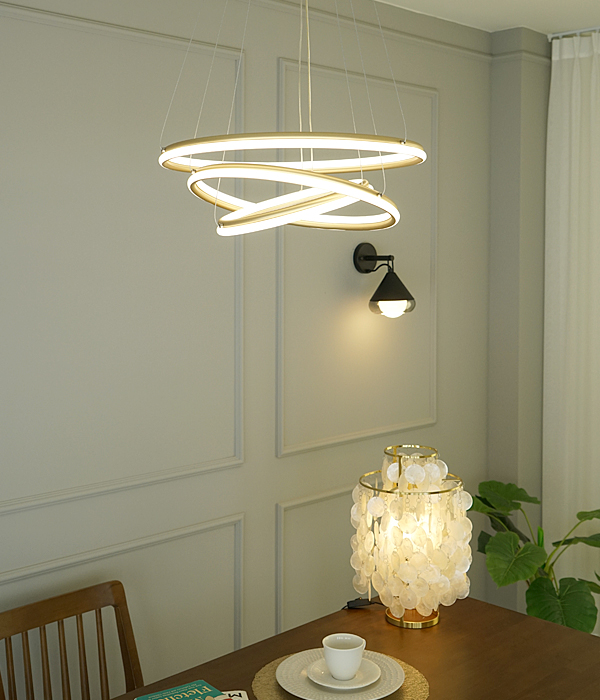 LED 티파오 펜던트조명, 식탁등 (LED60W)