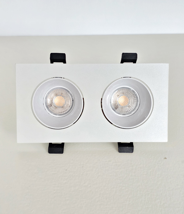 4각 멀티2구 원터치 매입등 (3